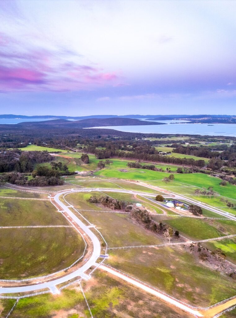 Grandview heights estate arial view