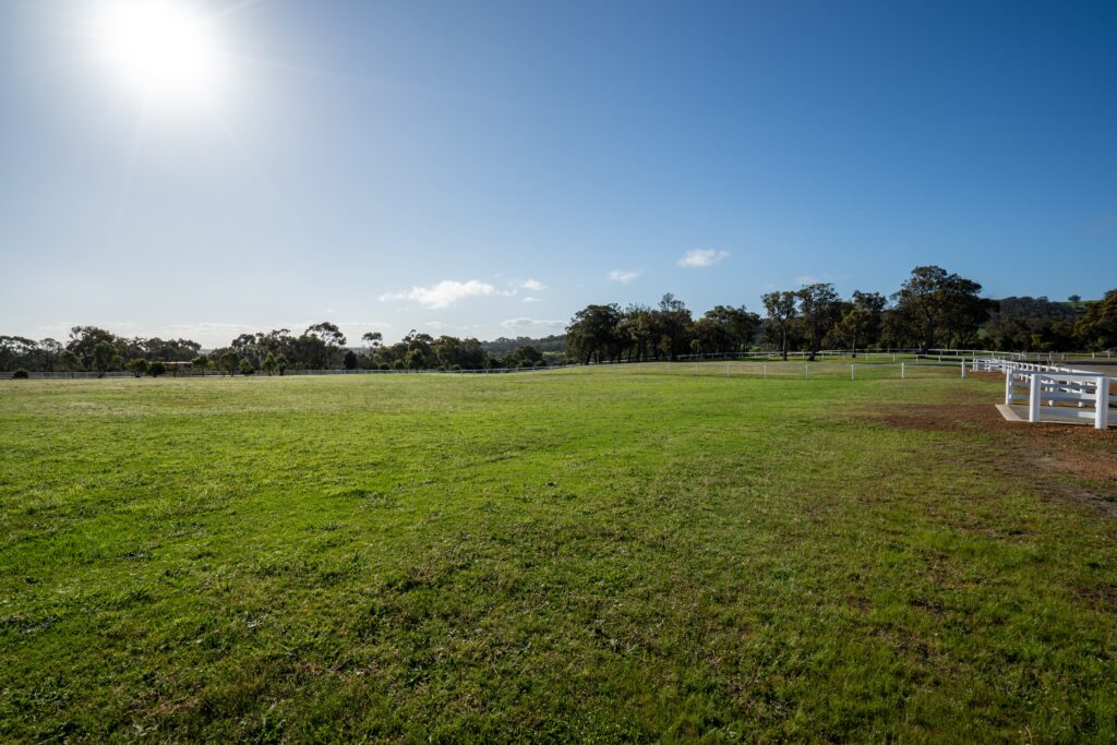 Grandview heights estate field and fence